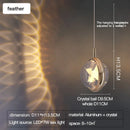 GobekUsa Crystal Jellyfish Chandelier: New Light Luxury Fawn Decorative Pendant