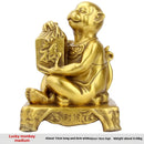GobekUsa Brass Copper Monkey Cornucopia: Lucky Wealth Feng Shui Home Decoration