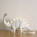 GobekUsa Brontosaurus T-Rex Dinosaur Resin LED Desk Lamp for Bedroom Home Decor