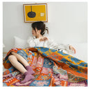 GobekUsa Boho Cotton Blanket and Throw - Soft, Durable, and Stylish for Bed, Sofa, or Travel