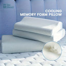 GobekUsa Cooling Memory Foam Contour Pillow for Cervical Support