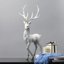 GobekUsa Deer Sculpture: High-End Resin Elk Figurine for Luxury Home Decor