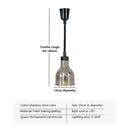 GobekUsa Electric Heat Lamp Telescopic Food Preservation Pendant Light for Restaurants