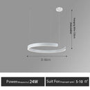 GobekUsa LED Round Ring Chandelier for Dining Room, Living Room, and Bedroom