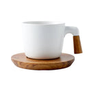 GobekUsa Japanese Style Ceramic Tea Pot Set with Wooden Handle | Heat-Resistant Borosilicate Glass