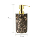 GobekUsa Emperador Dark Marble Bathroom Set with Luxury Accessories