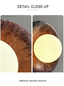 GobekUsa Jade Marble Wall Sconce Lamps: Luxury Light Fixtures for Bedroom, Bathroom, Aisle Decor