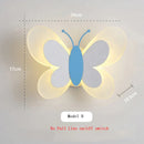GobekUsa Butterfly Wall Lamp: Charming LED Light for Kids' Bedroom and Nursery