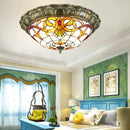 GobekUsa Bohemian Glass Ceiling Light: European Baroque Style for Home Decor & LED Lighting.