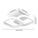 GobekUsa Acrylic LED Ceiling Lamp: Modern Home Decor Lighting for Bedroom, Corridor, Balcony