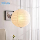 GobekUsa Japanese Style LED E27 Round Ball Pendant Lamp for Home Decor
