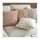 GobekUsa Gold Feather Velvet Cushion Cover 45x45 Decorative Throw Pillows for Sofa Car