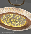 GobekUsa LED Ring Chandelier: Luxury Living Room Lighting Fixture