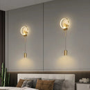 GobekUsa Gold LED Wall Light 24W Modern Nordic Wall Lamp for Home Decor