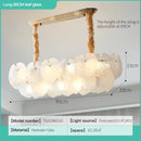 GobekUsa French Cream Crystal Chandelier for Luxury Living Room, Net Red Feather Design