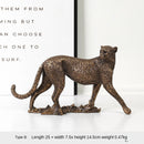 GobekUsa Leopard Statue Decoration - Modern Home Office Decor-Gifts