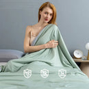 GobekUsa Cooling Quilt: Soft, Comfortable Queen Blanket for Summer Heat, Unique Cold Fiber Technology