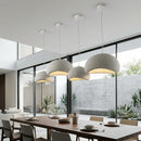 Wabi Sabi White Or Gray Sculpted Pendant Light