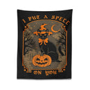 GobekUsa Halloween Cat Tapestry Wall Hanging for Sweet & Spooky Home Decor