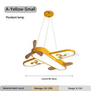 GobekUsa Kids Airplane Pendant Lights Wood Metal Sconces Nursery School LED