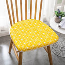 GobekUsa Cotton Hemp Dining Chair Cushion - Nordic Print, Non-Slip, Comfortable Office & Living Decor