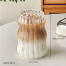 GobekUsa 500ML Ins Glass Cup - Set of 1 | Heat-Resistant Tumbler for Various Beverages
