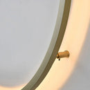 GobekUsa Dimmable Black Gold Aluminium Ring Wall Lamp for Elegant Lighting