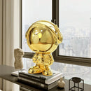 GobekUsa Astronaut Statue Spaceman Sculpture Modern Desktop Decor Figurine Handicraft Gift