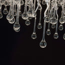 GobekUsa Crystal Water Drop Branch Chandelier: Luxury LED Lighting for Hall, Living Room, or Bar