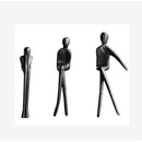 GobekUsa Gold Plated Figure Sculpture Set | Abstract Desk Decoration | Character Statue