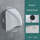 GobekUsa Automatic Hand Dryer | Wall Mounted Sensor | Bathroom Hot Air Device