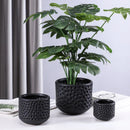 GobekUsa Gold Ceramic Flower Pot Succulent Vase Terrarium Plant Pots for Home Balcony Decor