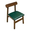 GobekUsa Bamboo Low Stool with Backrest - Portable Household Folding Mazza Chair