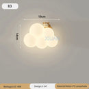 GobekUsa Cloud Cartoon Wall Lamp for Nursery Room, Kids Bedroom, Cute Animal Sconce
