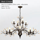 GobekUsa Crystal LED Chandelier for Home Lighting in Bedroom Living Room Dining Kitchen