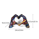 GobekUsa Love Gesture Sculptures - Heart Hand Pop Art Figurines