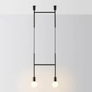 GobekUsa Geometric Iron Pendant Lights for Dining Bedroom Cafe Indoor Decor