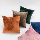 GobekUsa Dark Grain Velvet Pillow Cover - 45x45cm