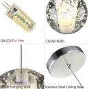 GobekUsa Crystal Bubble Ball Pendant Light for Home Decor and Hospitality Spaces