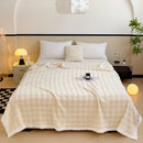 GobekUsa Imitation Rabbit Velvet Warm Blanket: Soft Fluffy Coral Fleece Lap Sofa Throw Blanket