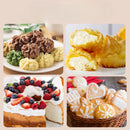 GobekUsa Cake Cream Decorating Gun Set: DIY Pastry Nozzles & Flower Piece for Muffins