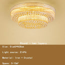 GobekUsa Crystal LED Chandelier Cake Ceiling Lamp for Living Room Bedroom Kitchen Hotel