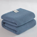 GobekUsa Cotton Honeycomb Towel Blanket for Single Double - Breathable Cozy Sofa Cover