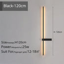 GobekUsa LED Wall Lamp, Modern Minimalist Design, Aluminum, Indoor Lighting, Gold/Black, AC85-260V