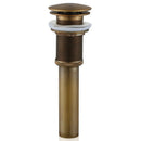 GobekUsa Antique Brass Vessel Sink Drain - Bathroom Accessory