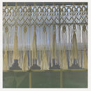 GobekUsa Handwoven Macrame Window Curtain Tapestry with Tassels