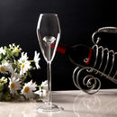 GobekUsa Clear Diamond Glass Red White Wine Champagne Flutes Goblets - Lovely Gift