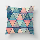 GobekUsa Geometric Square Pillowcase Ethnic Retro Sofa Pillow Cover 45x45cm Home Decor