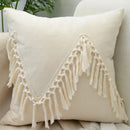 GobekUsa Boho White Lace Floral Sofa Cushion Cover Wedding Decor Throw Pillows