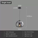 GobekUsa LED Glass Pendant Light: Modern Nordic Luxury Hanging Lamp Fixture